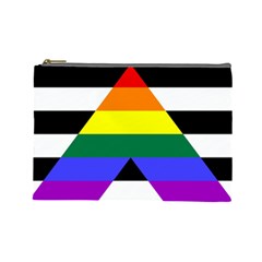 Straight Ally Flag Cosmetic Bag (large)  by Valentinaart