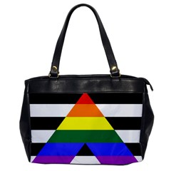 Straight Ally Flag Office Handbags by Valentinaart