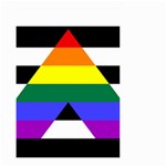 Straight Ally flag Small Garden Flag (Two Sides) Back