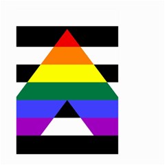 Straight Ally Flag Large Garden Flag (two Sides) by Valentinaart