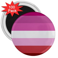 Lesbian Pride Flag 3  Magnets (100 Pack) by Valentinaart