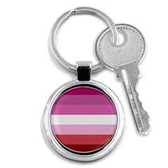 Lesbian Pride Flag Key Chains (round)  by Valentinaart