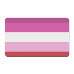 Lesbian Pride Flag Magnet (rectangular) by Valentinaart