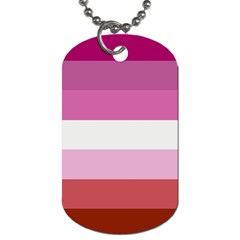 Lesbian Pride Flag Dog Tag (one Side) by Valentinaart