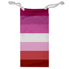 Lesbian Pride Flag Jewelry Bag by Valentinaart