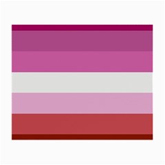 Lesbian Pride Flag Small Glasses Cloth (2-side) by Valentinaart