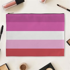 Lesbian Pride Flag Cosmetic Bag (xl) by Valentinaart