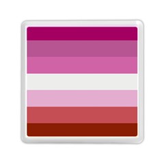 Lesbian Pride Flag Memory Card Reader (square)  by Valentinaart