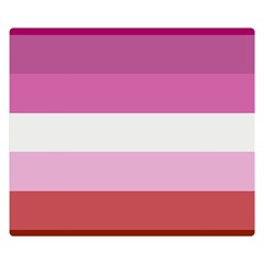 Lesbian Pride Flag Double Sided Flano Blanket (small)  by Valentinaart