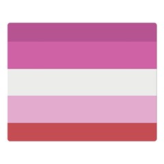 Lesbian Pride Flag Double Sided Flano Blanket (large)  by Valentinaart