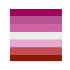 Lesbian Pride Flag Small Satin Scarf (square) by Valentinaart