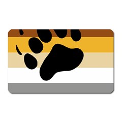 Bear Pride Flag Magnet (rectangular) by Valentinaart