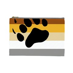 Bear Pride Flag Cosmetic Bag (large)  by Valentinaart