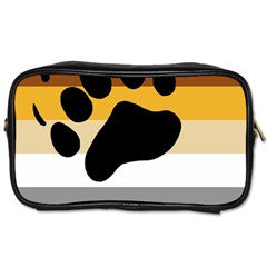 Bear Pride Flag Toiletries Bags by Valentinaart