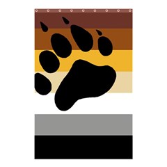 Bear Pride Flag Shower Curtain 48  X 72  (small)  by Valentinaart