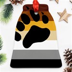 Bear Pride Flag Ornament (Bell) Front