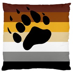 Bear Pride Flag Standard Flano Cushion Case (two Sides) by Valentinaart