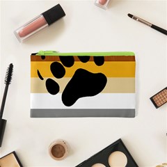 Bear Pride Flag Cosmetic Bag (xs) by Valentinaart