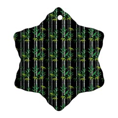 Bamboo Pattern Ornament (snowflake) by ValentinaDesign