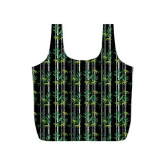 Bamboo Pattern Full Print Recycle Bags (s)  by ValentinaDesign