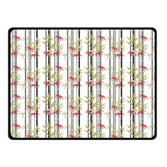 Bamboo Pattern Fleece Blanket (small) by ValentinaDesign