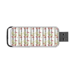 Bamboo Pattern Portable Usb Flash (one Side) by ValentinaDesign