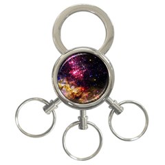 Space Colors 3-ring Key Chains by ValentinaDesign