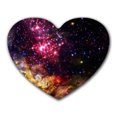 Space Colors Heart Mousepads by ValentinaDesign