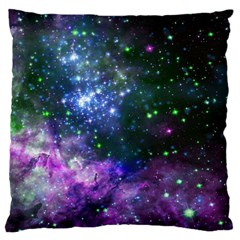 Space Colors Large Flano Cushion Case (one Side)