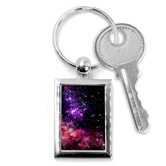 Space Colors Key Chains (rectangle)  by ValentinaDesign