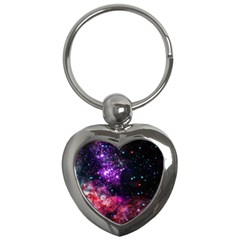 Space Colors Key Chains (heart)  by ValentinaDesign