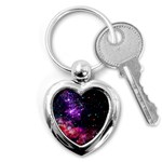 Space colors Key Chains (Heart)  Front