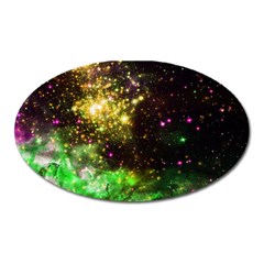 Space Colors Oval Magnet by ValentinaDesign