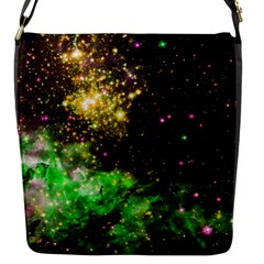 Space Colors Flap Messenger Bag (s) by ValentinaDesign