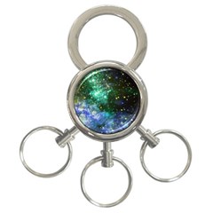 Space Colors 3-ring Key Chains by ValentinaDesign