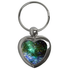 Space Colors Key Chains (heart)  by ValentinaDesign