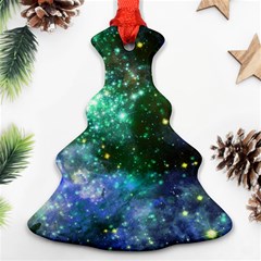 Space Colors Christmas Tree Ornament (two Sides) by ValentinaDesign