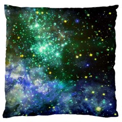 Space Colors Large Cushion Case (two Sides) by ValentinaDesign