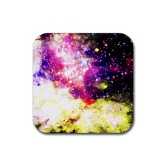 Space Colors Rubber Coaster (square)  by ValentinaDesign