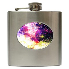 Space Colors Hip Flask (6 Oz) by ValentinaDesign