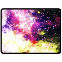 Space Colors Fleece Blanket (large)  by ValentinaDesign