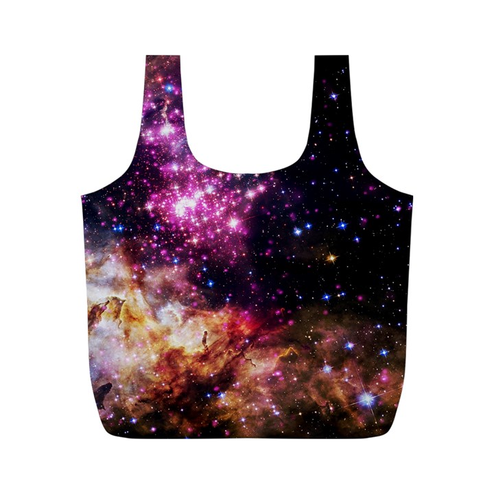 Space colors Full Print Recycle Bags (M) 