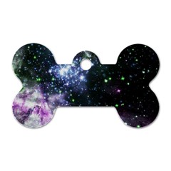 Space Colors Dog Tag Bone (one Side) by ValentinaDesign