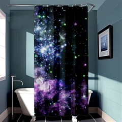 Space Colors Shower Curtain 36  X 72  (stall)  by ValentinaDesign