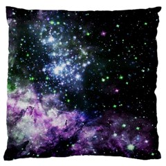 Space Colors Large Flano Cushion Case (two Sides)