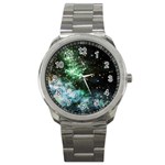 Space colors Sport Metal Watch Front