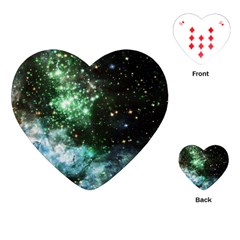 Space Colors Playing Cards (heart)  by ValentinaDesign