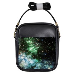 Space Colors Girls Sling Bags by ValentinaDesign