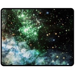 Space Colors Fleece Blanket (medium)  by ValentinaDesign