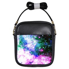 Space Colors Girls Sling Bags